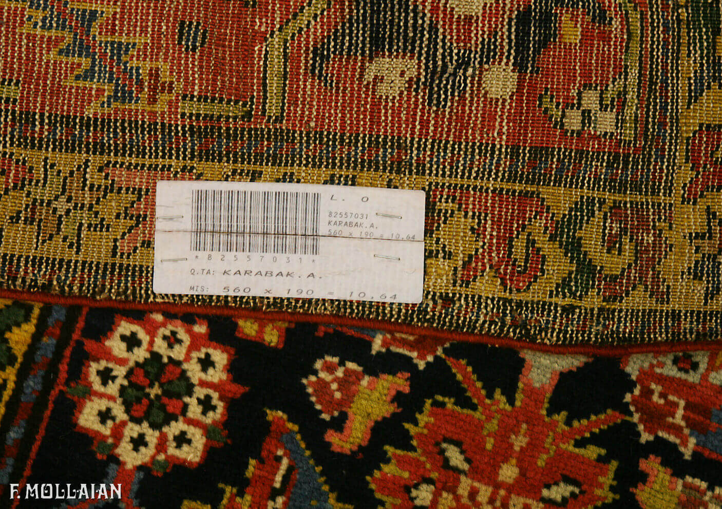 Antique Caucasian Karabakh (Qarabag) Gallery Size Carpet n°:82557031